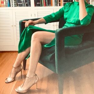 NWT J. Crew Collection Open-Back Silk Charmeuse Dress - Size 4